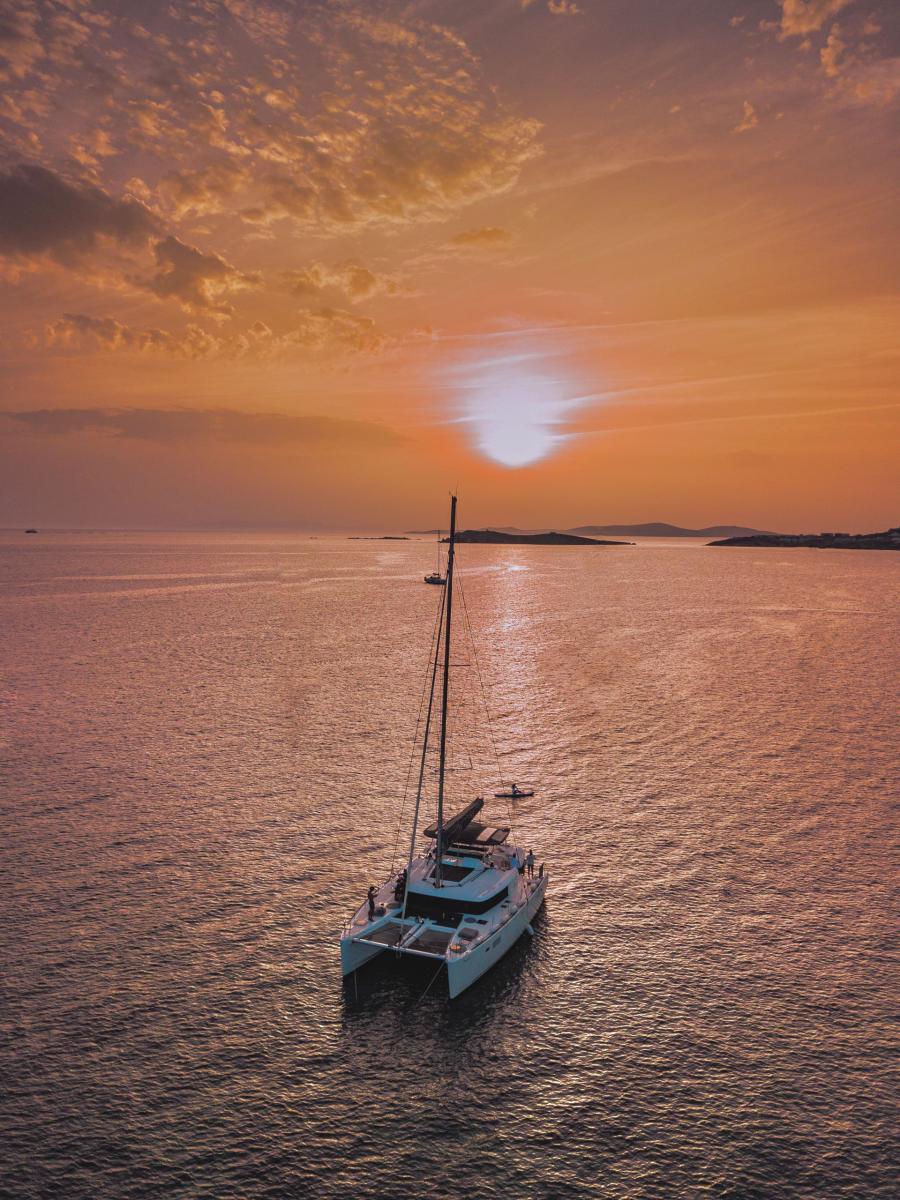 seascape-experiences-mykonos-greece-cyclades-fleet-rental-charter-lagoon-catamaran-sunset cruise - Rhenia - Delos - Islands - Party on a yacht