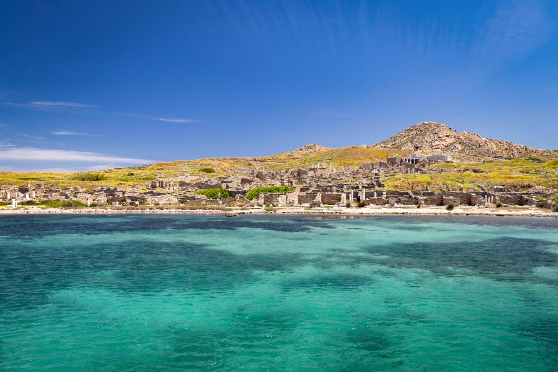 Exploring Rhenia Island’s Unspoiled Nature & Beaches