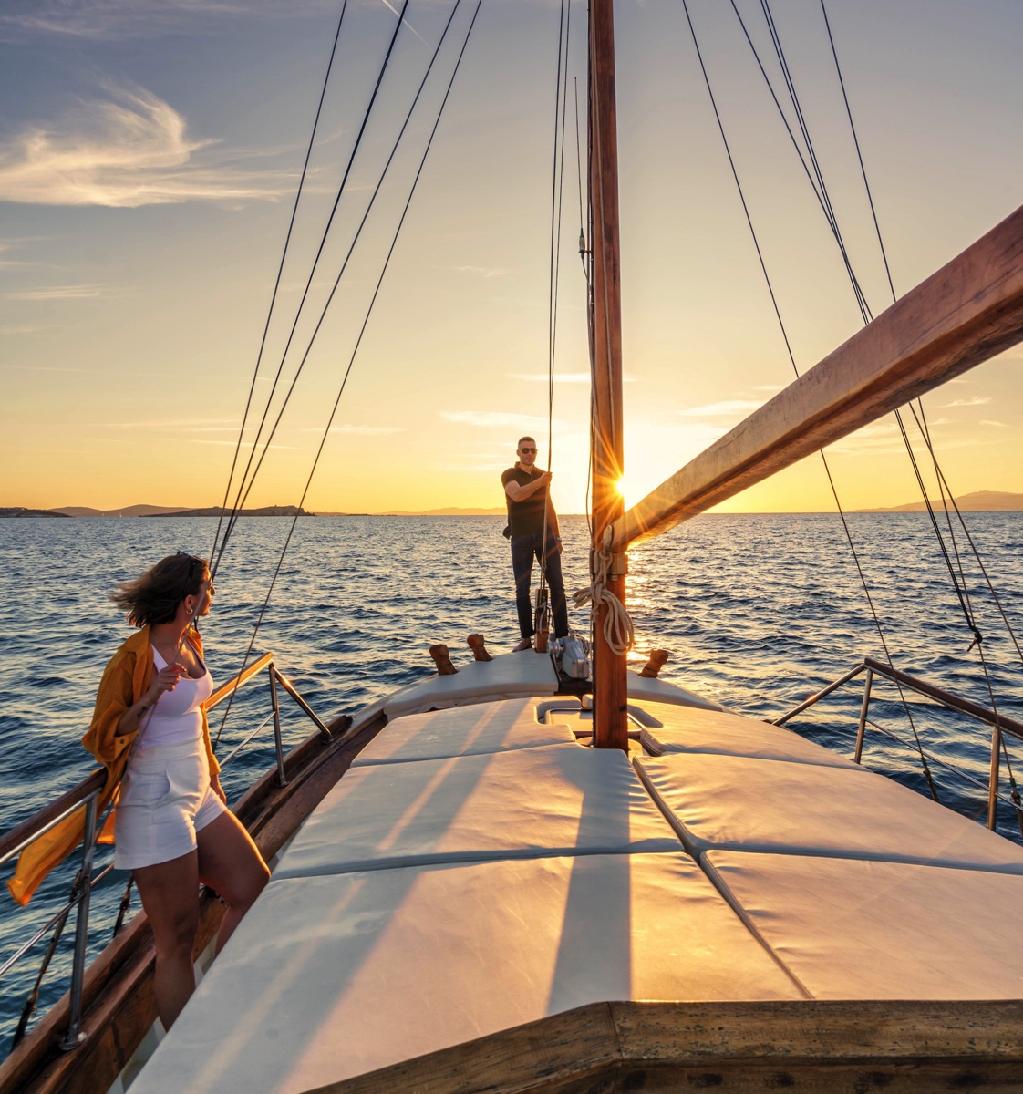 Authentic Mykonos experience – Explore the coastline on a traditional wooden caique