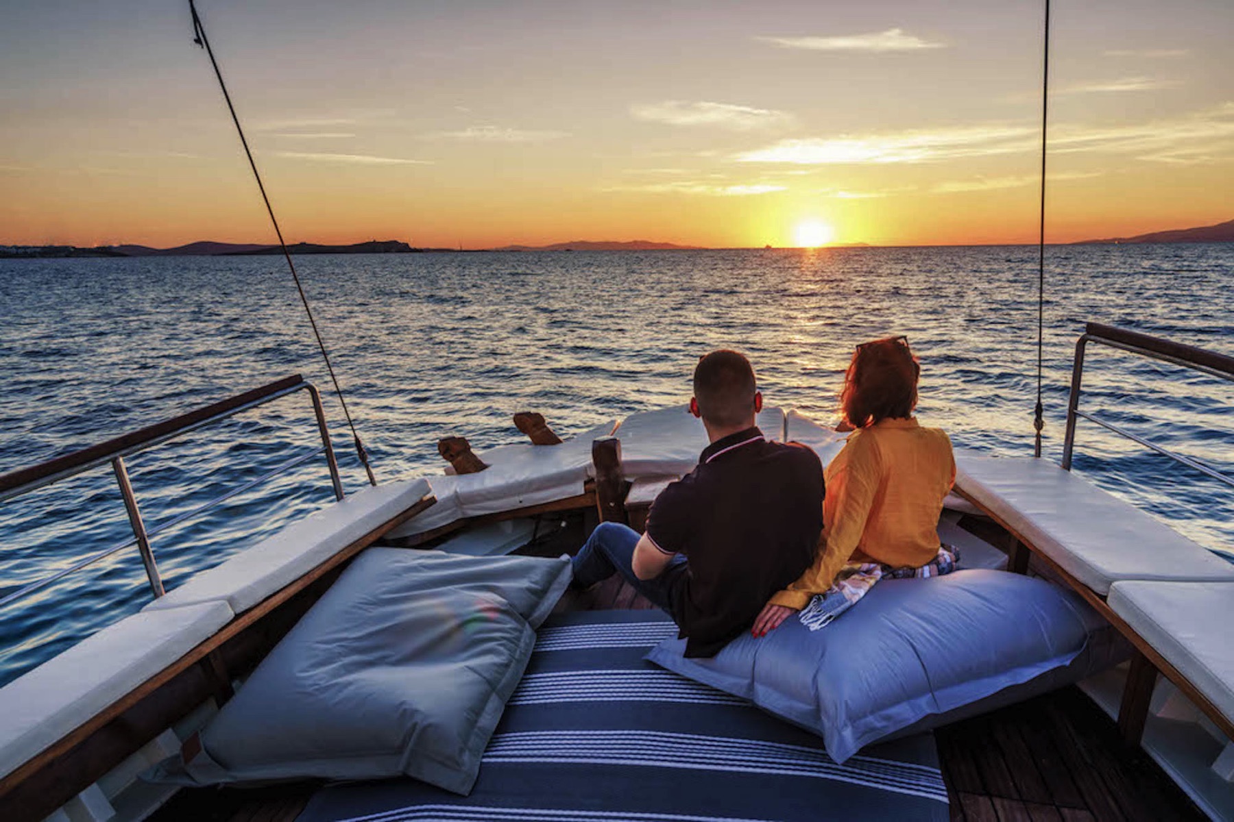 Authentic Mykonos experience – Explore the coastline on a traditional wooden caique