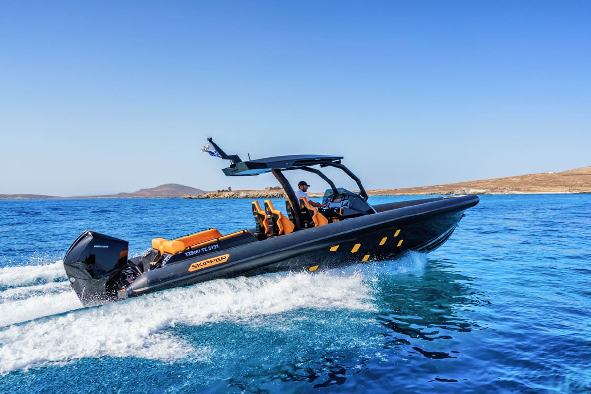 Skipper 34 RIB Boat Mykonos – A high-speed adventure for unforgettable island escapes