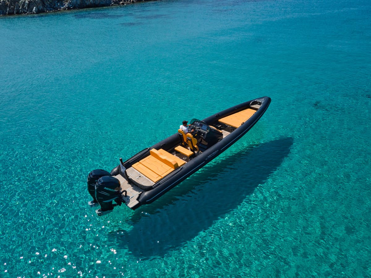 Technohull RIB rental in Mykonos – Premium comfort and performance on the water