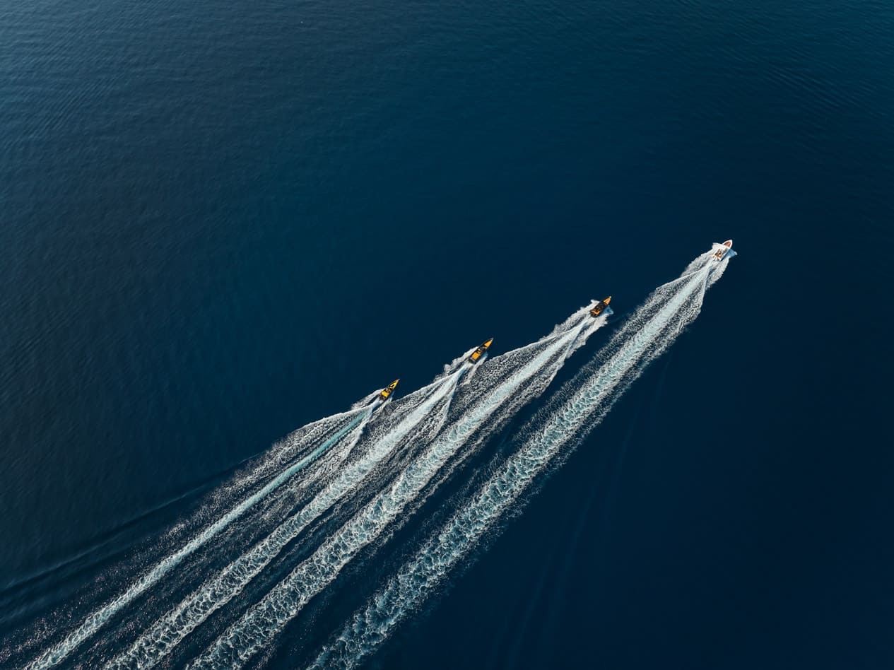 Private boat taxi in Mykonos – Avoid crowds and enjoy direct sea transfers.